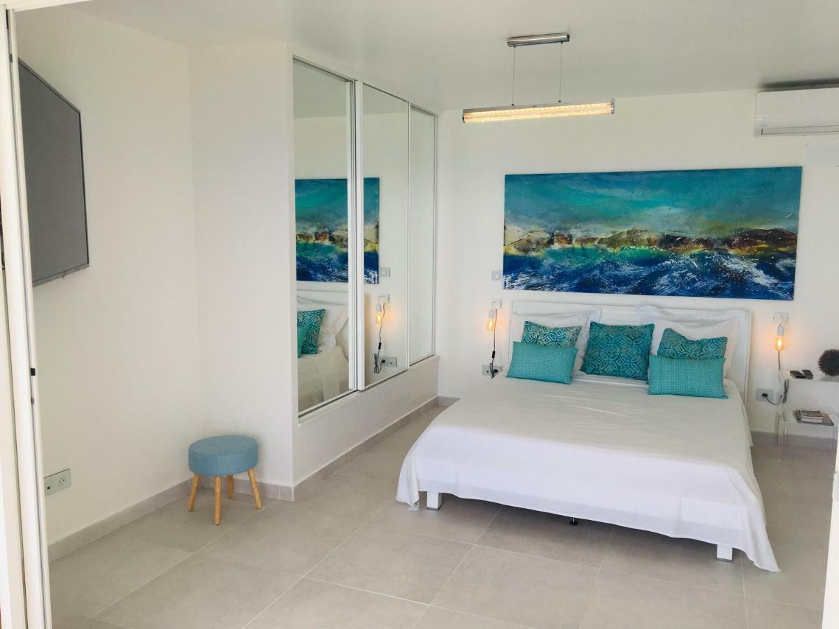 Studio Cozy Melissa Elegance - Guadeloupe , Le Gosier , Dampierre - Avec Pleine Vue Mer - Ocean A 180 Degres Exterior foto